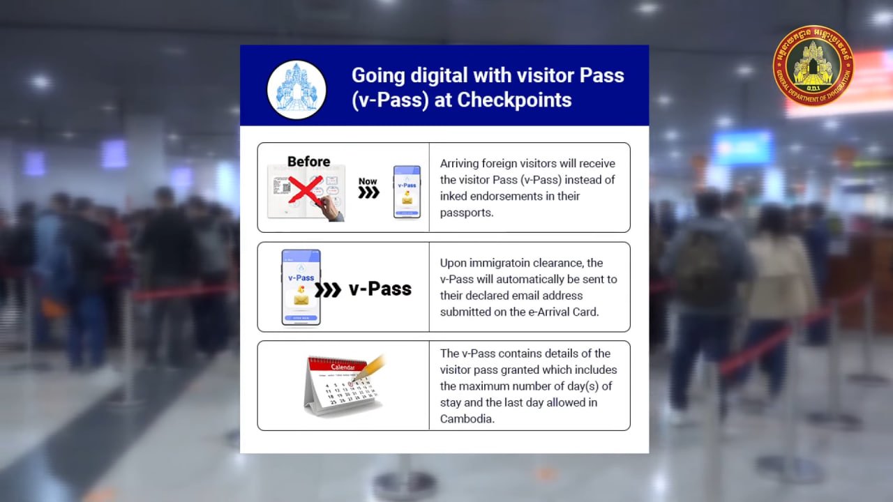 Cambodia Launches New Digital v‑Pass System